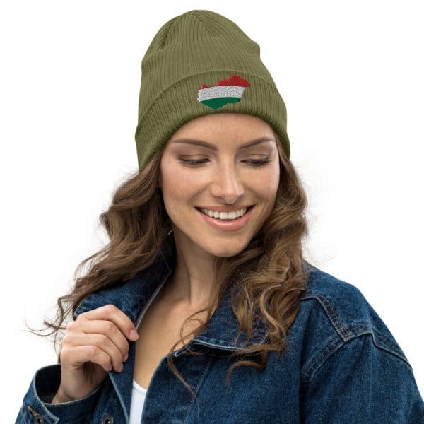 Organic ribbed beanie | Hungary - Image 3